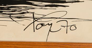 TAPIO (ROY) VILPPONEN, painokuva, signeerattu ja päivätty -70.