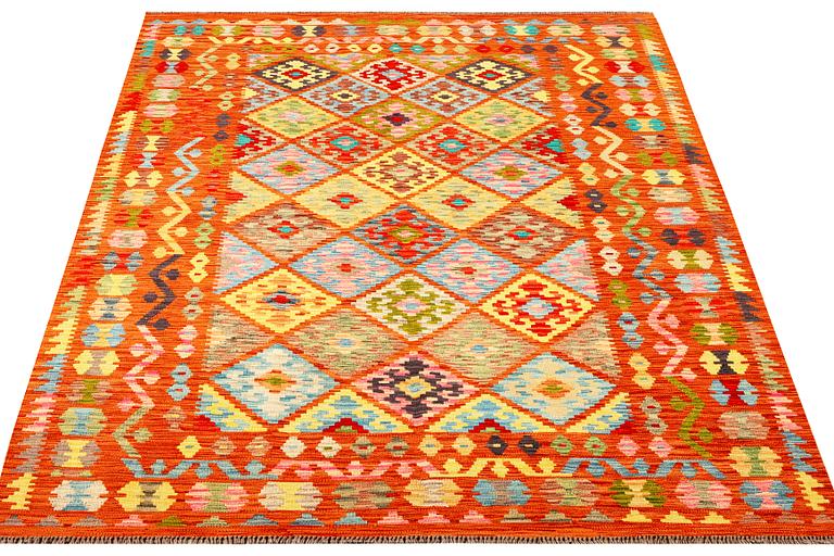 A Kilim carpet, Afghanistan, a. 272 x 185 cm.