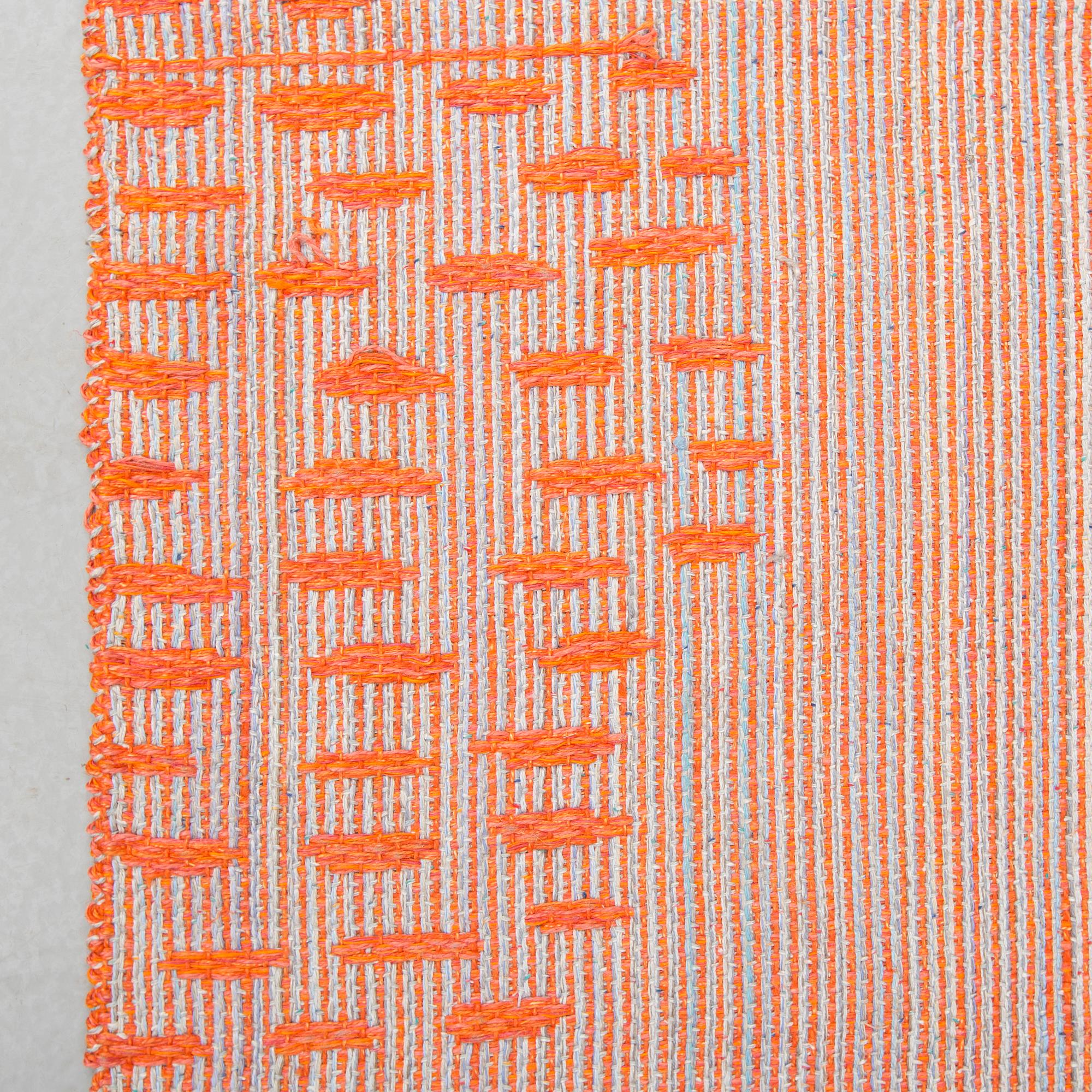 VÄVD TAPET, slätväv, Kerstin Åsling-Sundberg, Ca 214,5x56,5 cm.