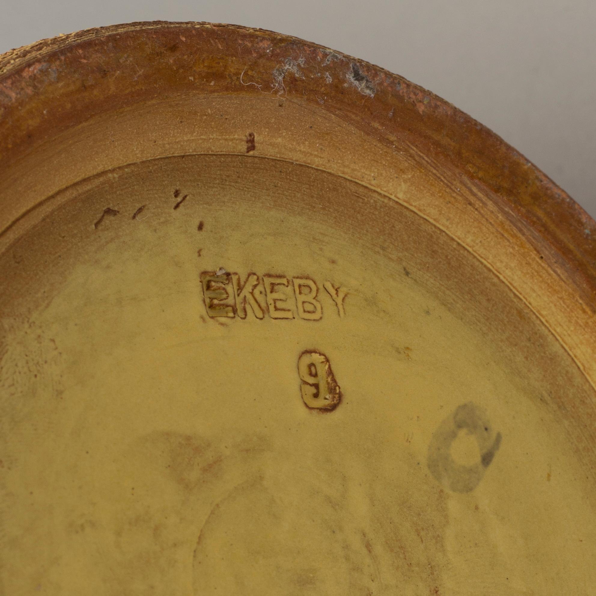 A 1940's/1950's earthenware vase by Anna-Lisa Thomson, Upsala Ekeby.