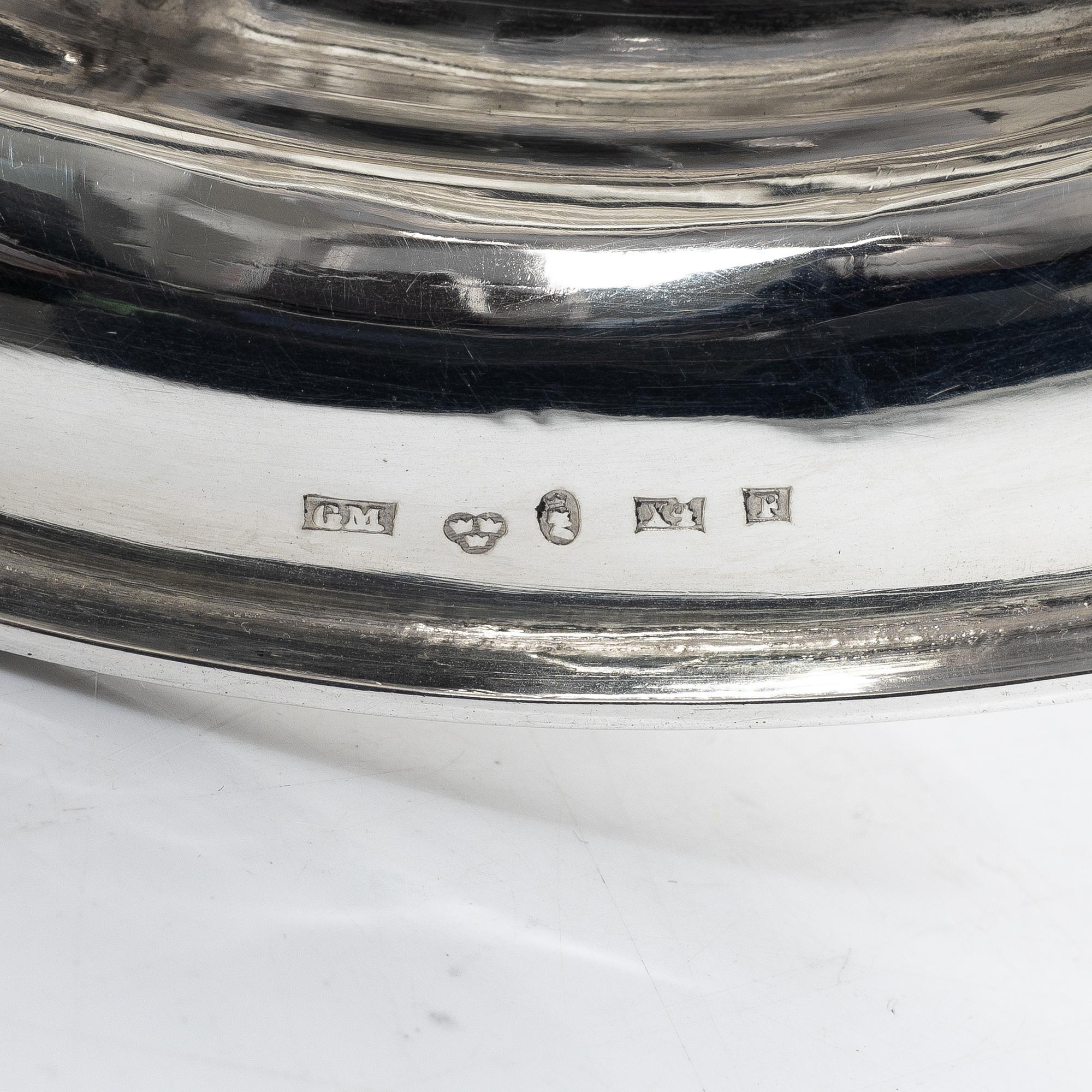 Gustaf Möllenborg, (Carl Teodor Féron), a Swedish silver sugar bowl with cover, Stockholm 1852.