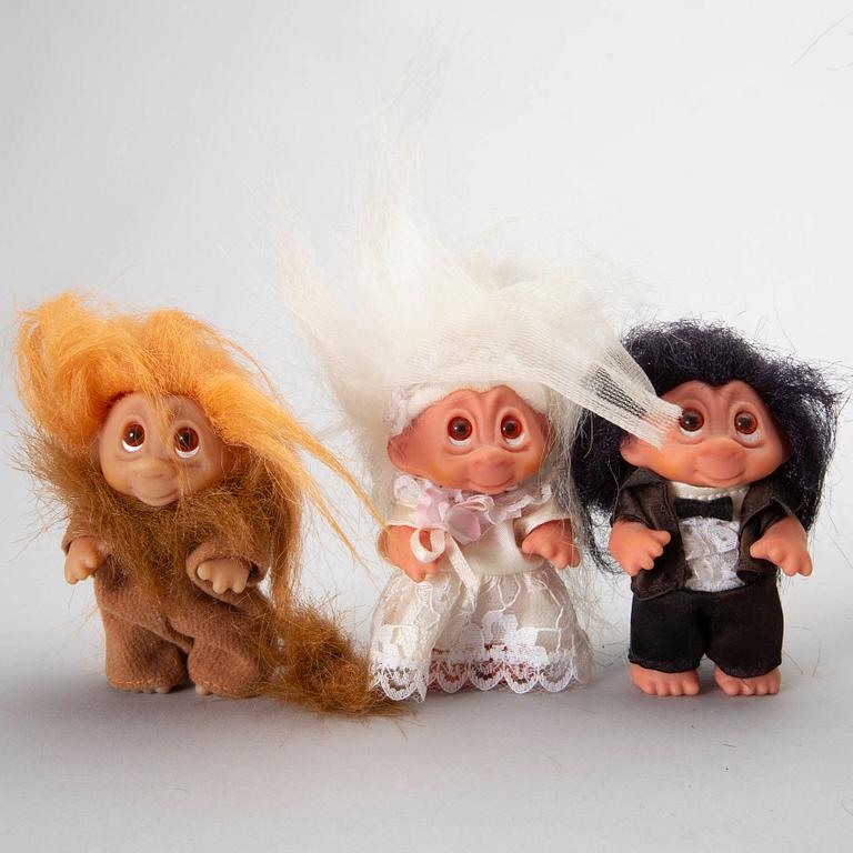 THOMAS DAM,a set of six trolls Denmark later part of the 20th century.