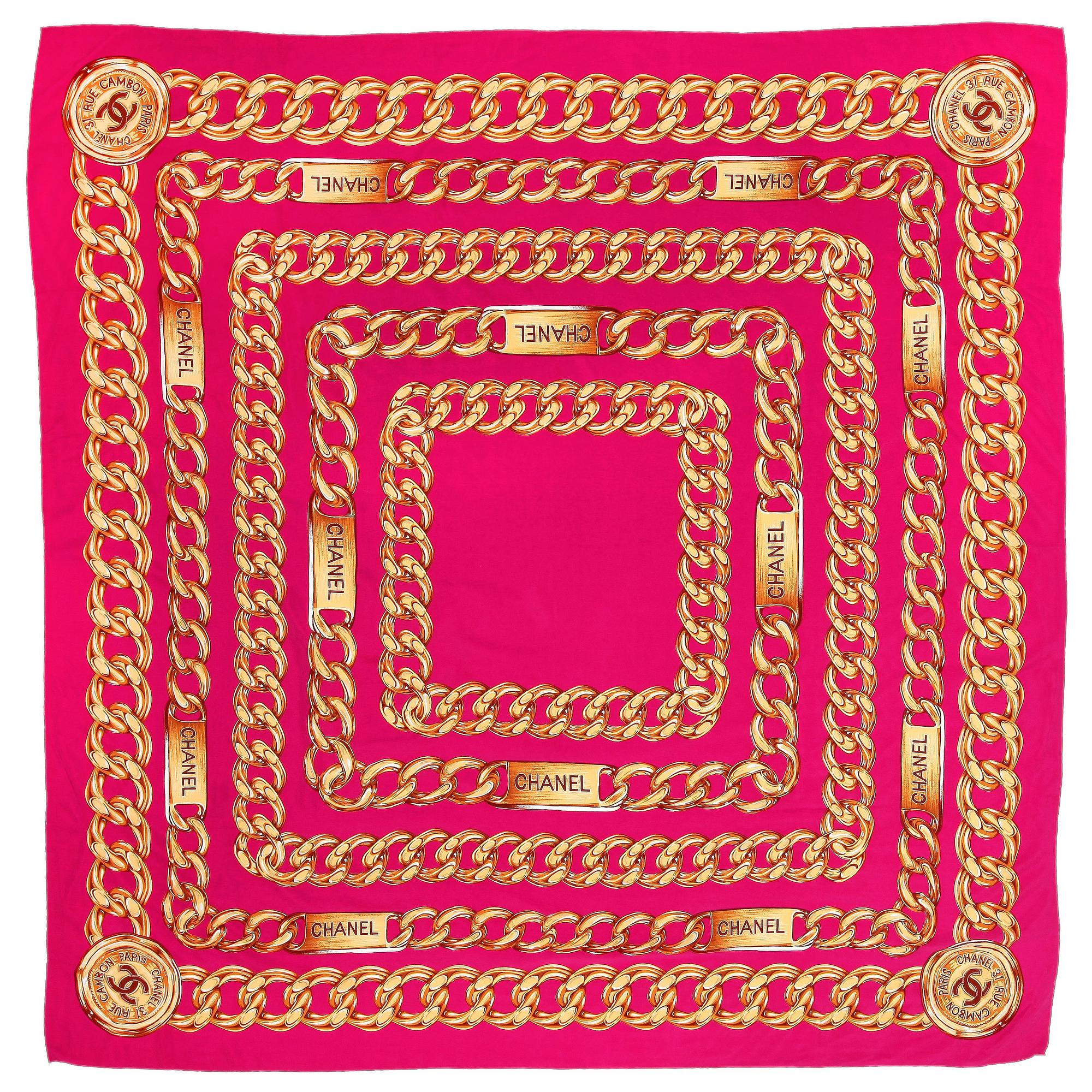 CHANEL, scarf.