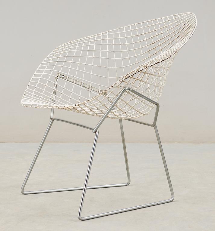 FÅTÖLJ, "Diamond chair", Harry Bertoia, modellen formgiven år 1952.