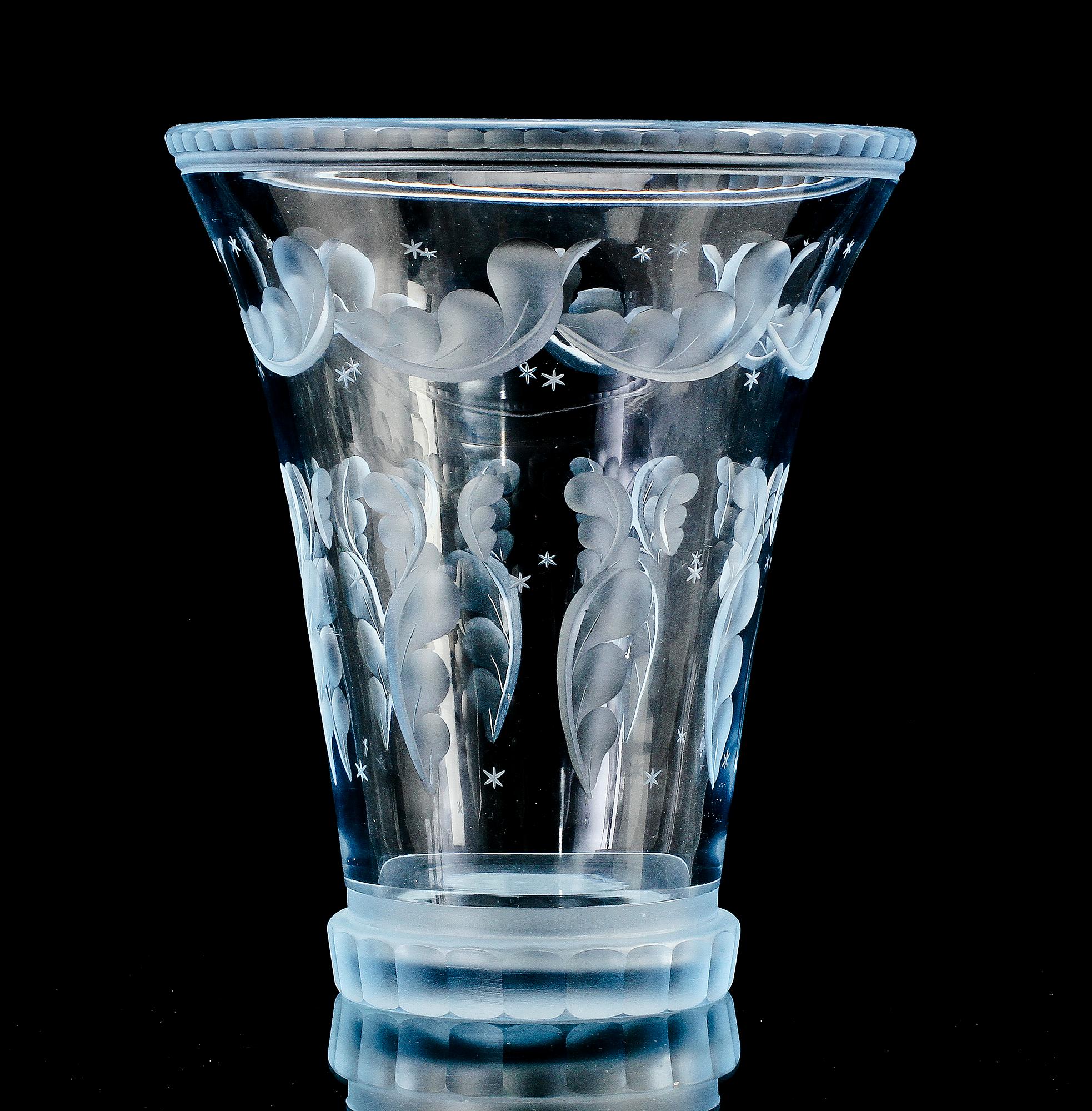 VAS, glas, Simon Gate, Orrefors.