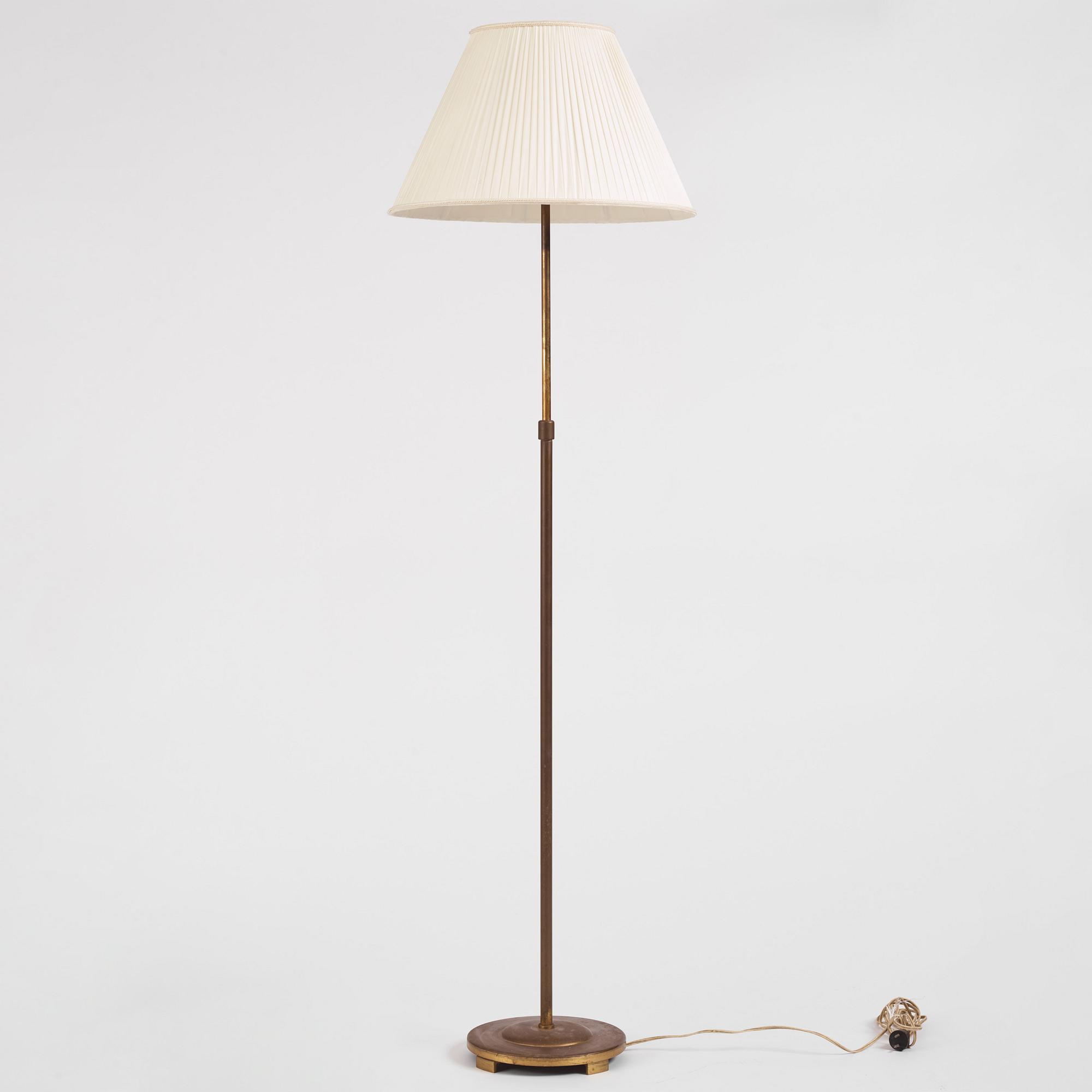 Erik Tidstrand, a model "29676" floor lamp, Nordiska Kompaniet, Sweden, 1930-40-tal.