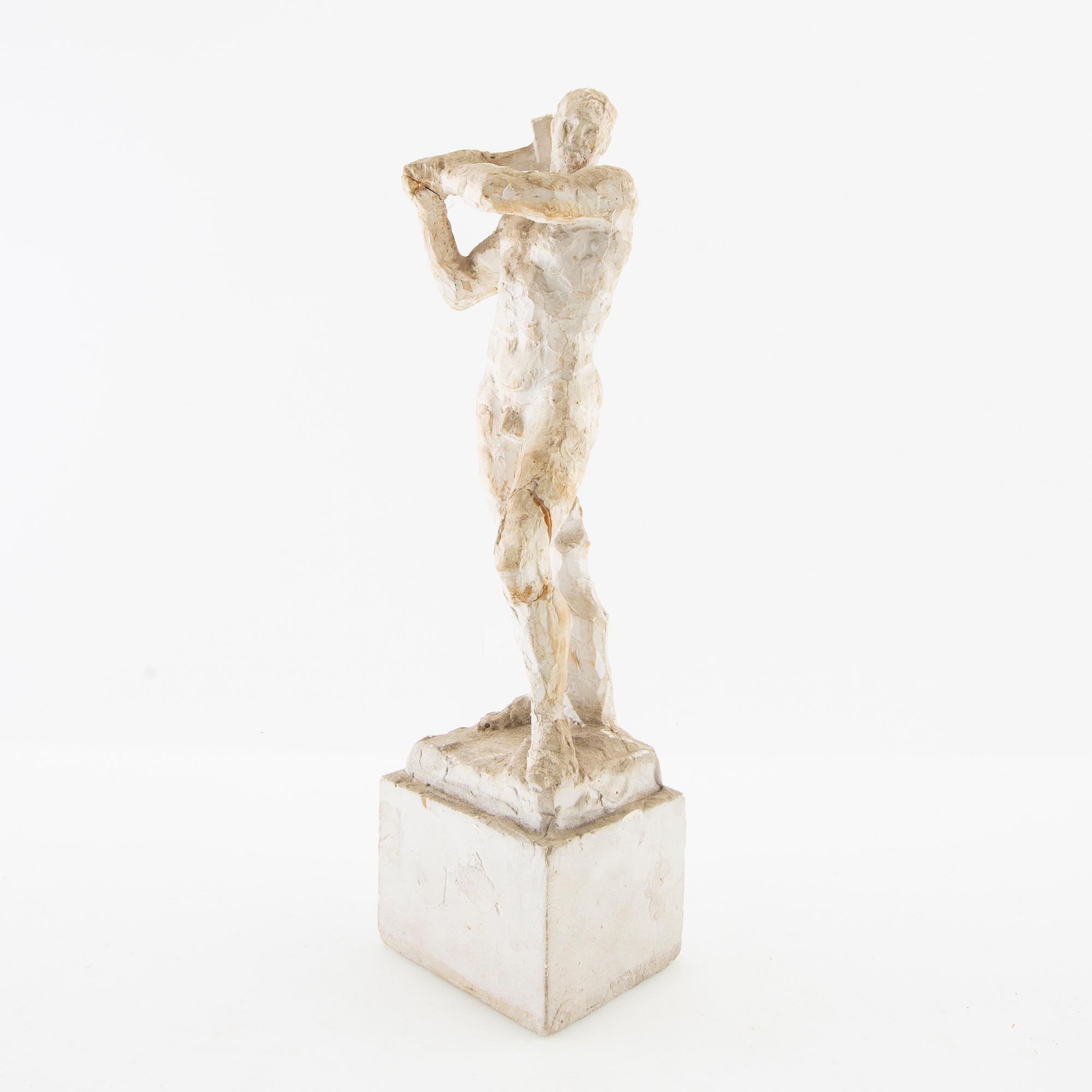 Nils Möllerberg, Sculpture of a man with a hammer.