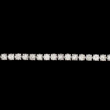 330. ARMBAND, briljantslipade diamanter, tot. ca 5.80 ct.