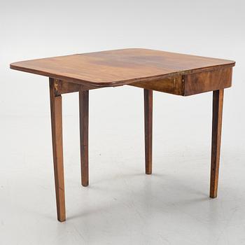 A mahogany card table, mid 19th Century.