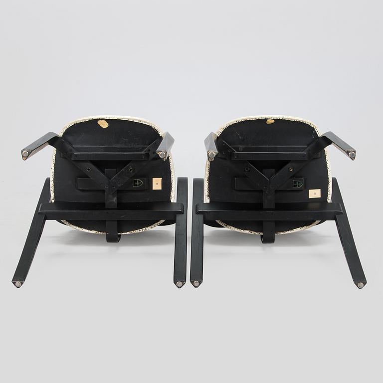 Ilmari Tapiovaara, a set of six 1960s 'Aslak' armchairs for Asko, Finland.