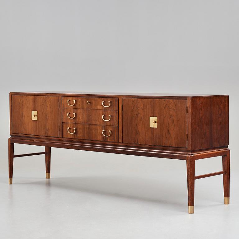 Lysberg, Hansen & Therp, a palisander sideboard, Denmark, 1940-50's.