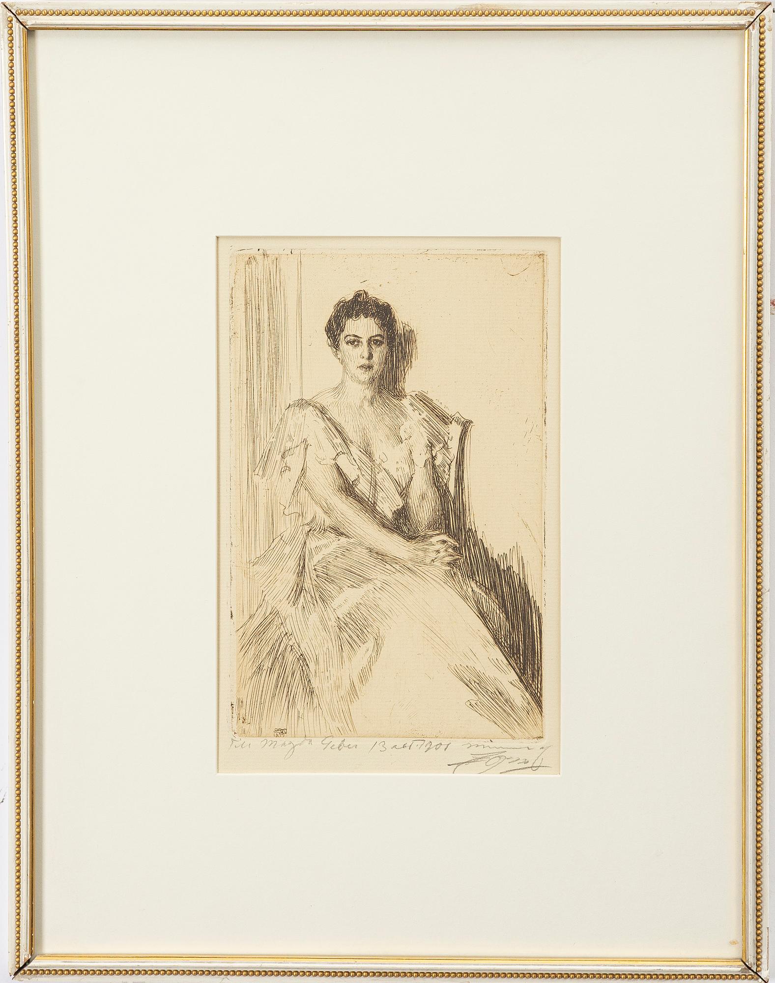 Anders Zorn, "Mrs Cleveland II”.