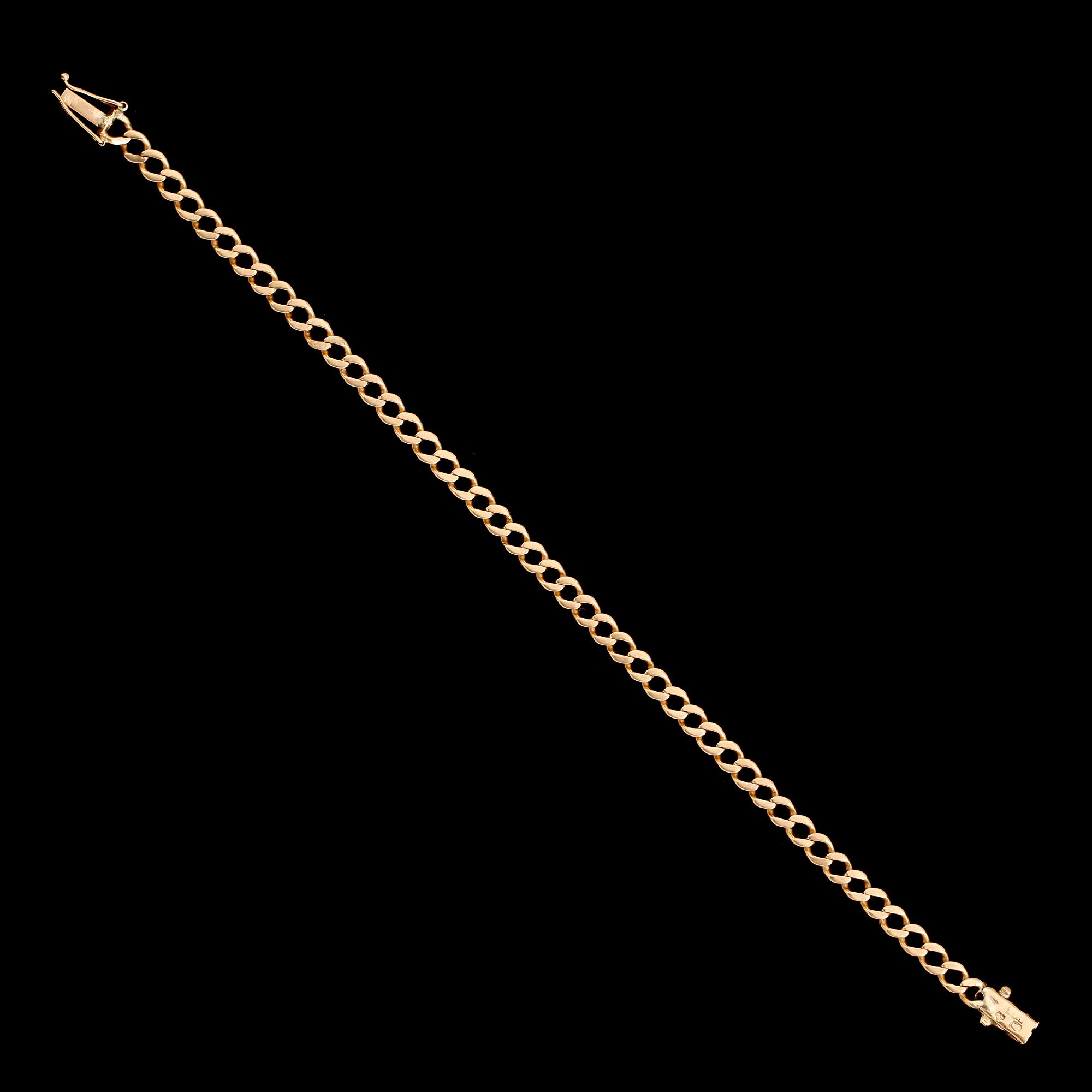 ARMBAND, 18 k guld. Vikt 6 g.