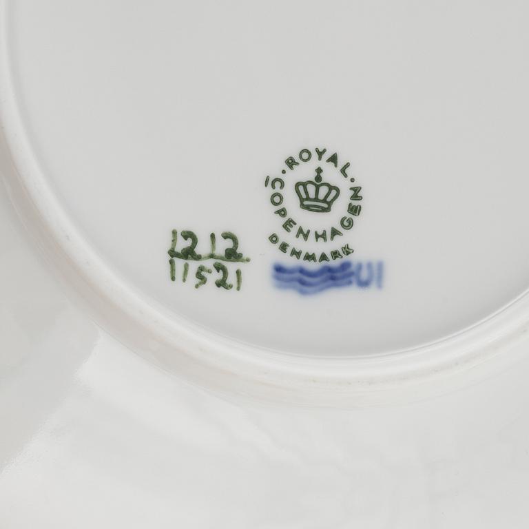 Arnold Krogh, servis, 49 delar, "Blå vifte", Royal Copenhagen, Danmark, 1900-talets andra hälft.