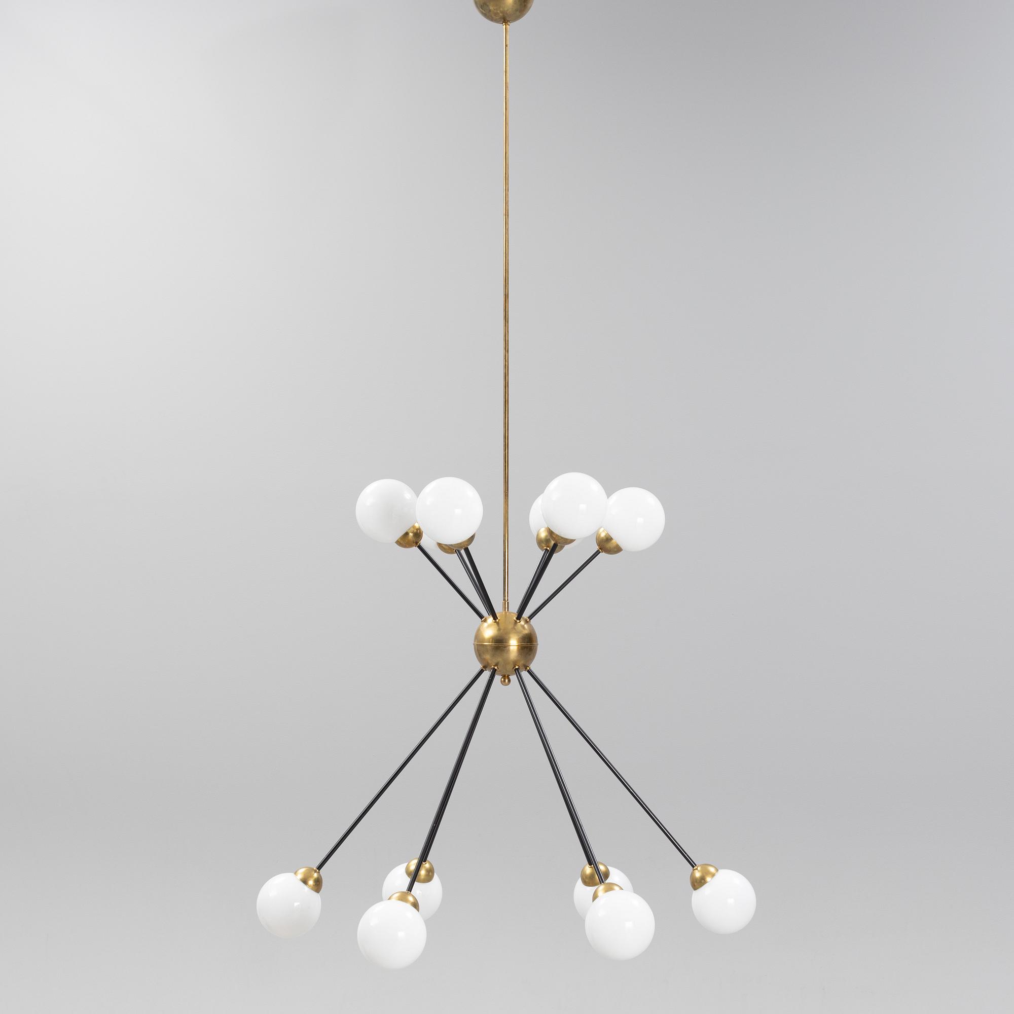 A contemporary ceiling lamp.