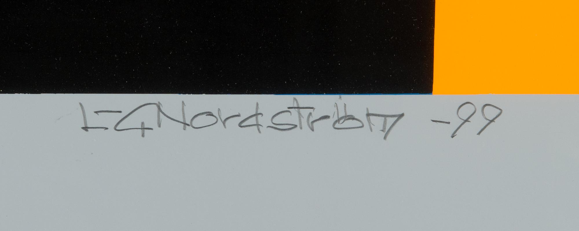 Lars-Gunnar Nordström, serigraph, signed and dated-99. Marked XV/XXV.