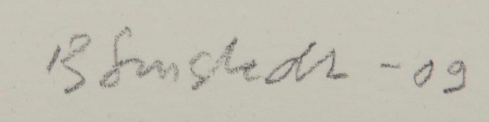 JUHANA BLOMSTEDT, serigrafi, numrerad KV 2/2, signerad och daterad -09.