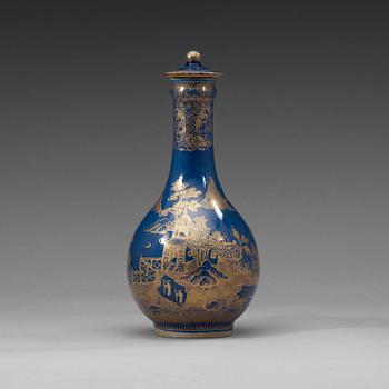 203. A 'powder blue' vase, Qing dynasty, 18th Century.