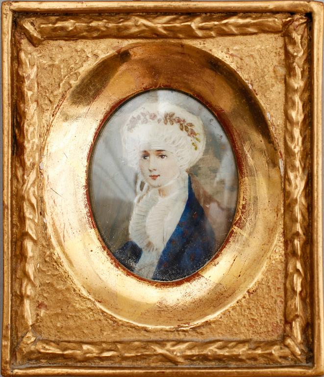 MINIATYRMÅLNINGAR, 8 st, 1800-tal.