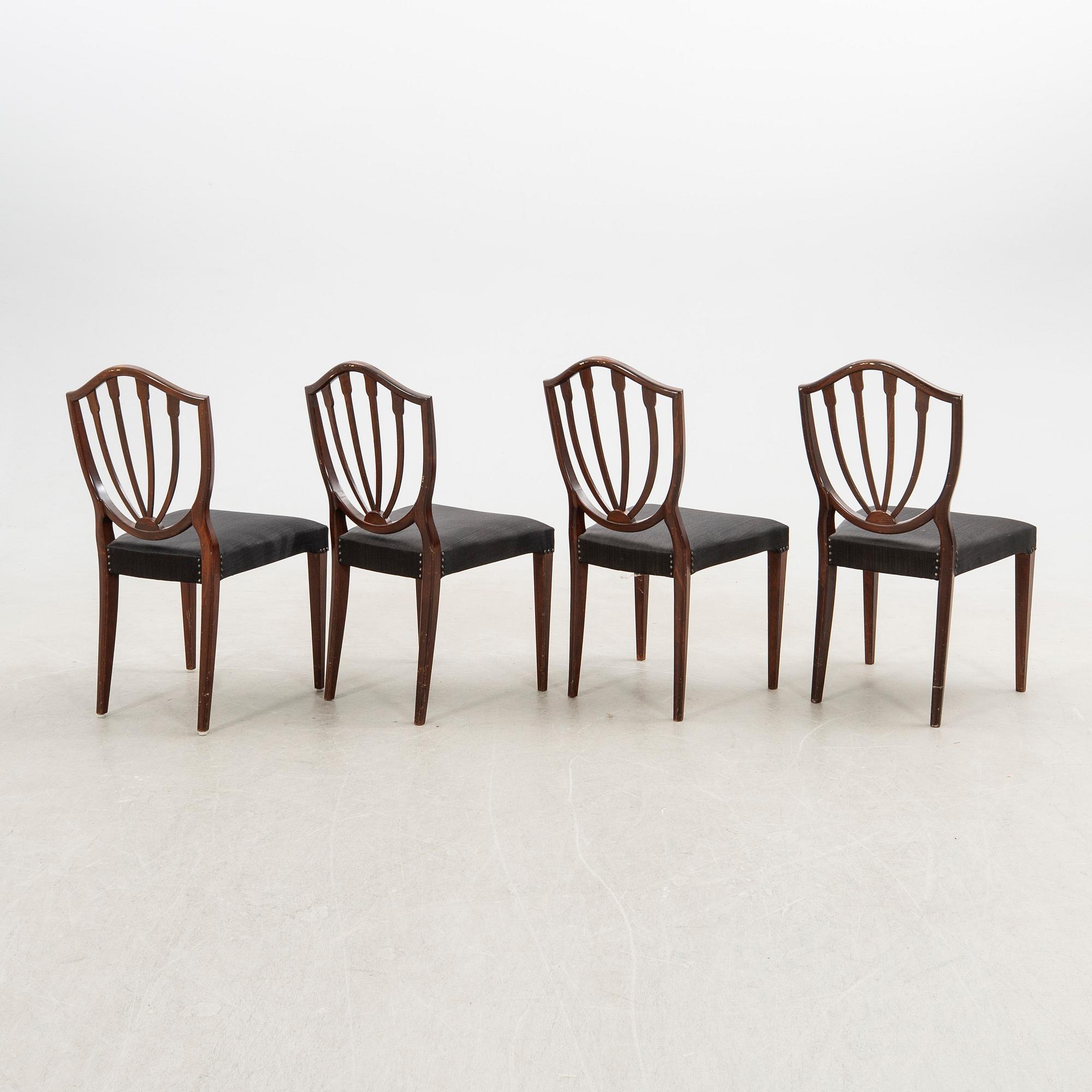 Chairs, 10 pcs, English style, 20th century.