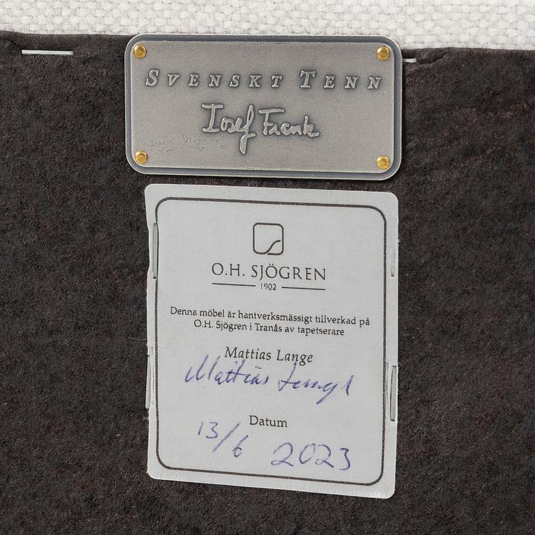 Josef Frank, a modell 568 armchair, Svenskt Tenn, 2023.