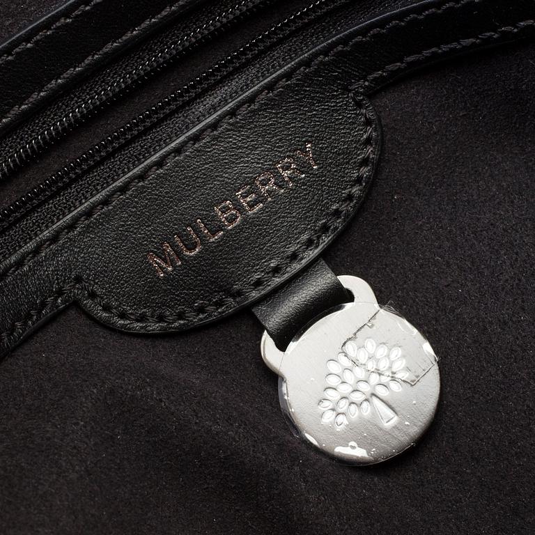 MULBERRY, a calf leather 'Delphine' sholder bag with reversible flap.