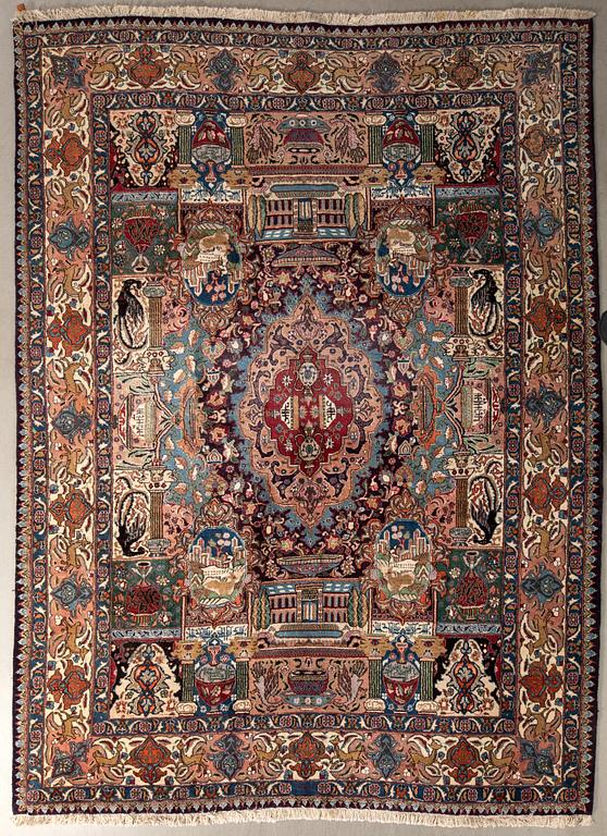 Carpet, Kashmar old approx. 390x294 cm.