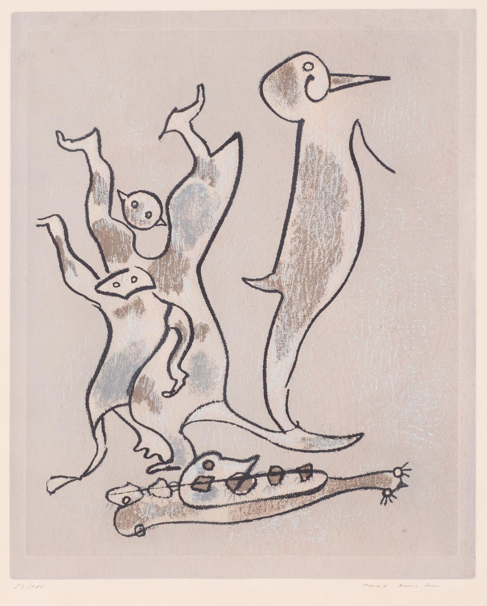 Max Ernst, "Entre chien et loup".