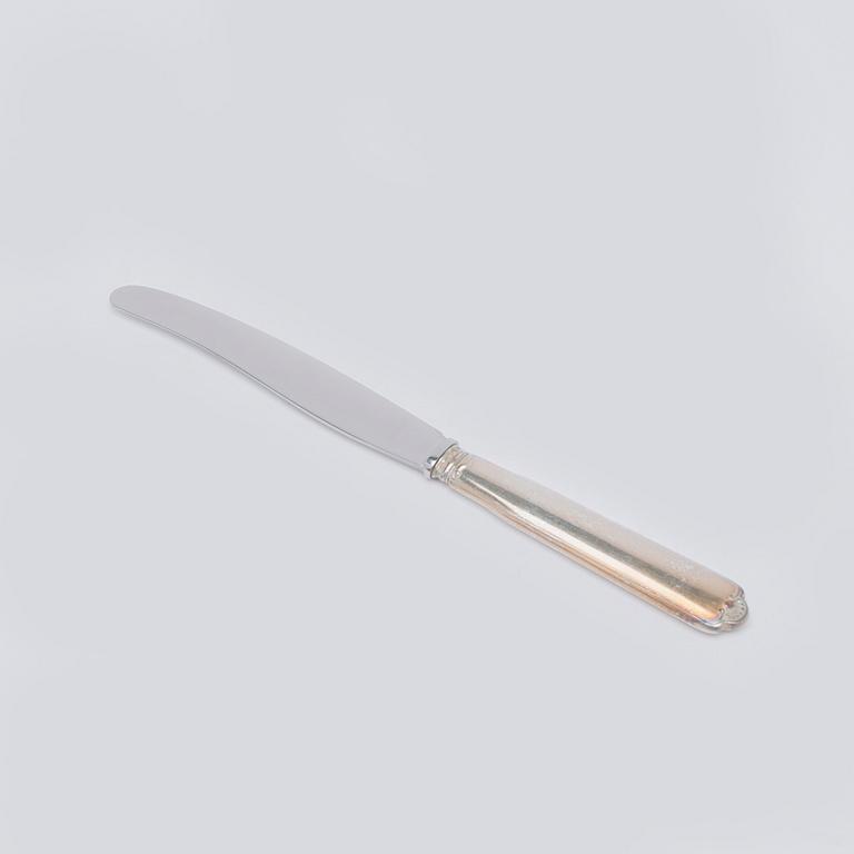 W.A. Bolin, bestickuppsättning, 89 delar, silver, Stockholm 1938, gammal Fransk.