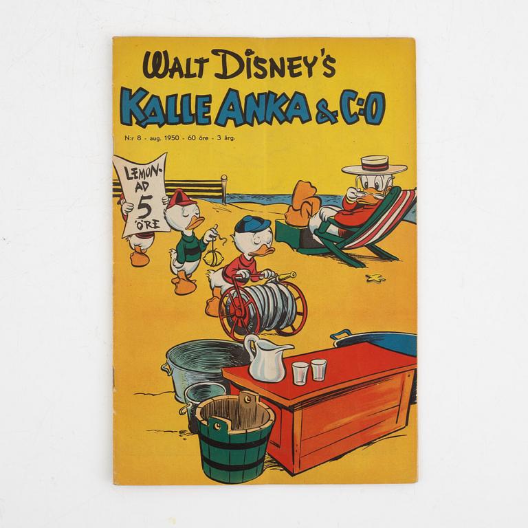 Comic book, "Kalle Anka & Co" No. 8, 1950.