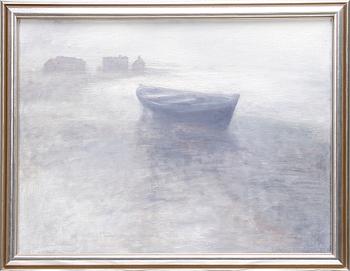 LENNART OLAUSSON, olja på duk. Sign o dat 89.
