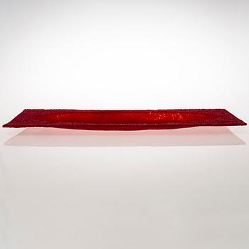 MARKKU SALO, a paté de verre, sculpture signed Markku Salo Nuutajärvi.