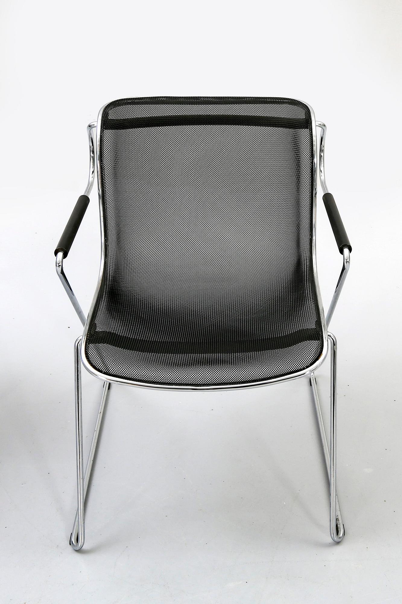 A pair of Charles Pollok Penelope chairs for Castelli 1982.