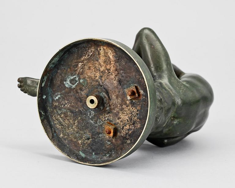 OKÄND KONSTNÄR, brons, 1900-talets första hälft.