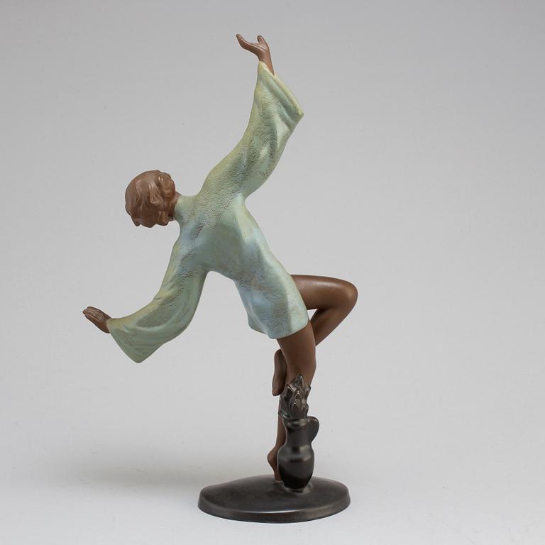 A second quarter of the 20th century ceramic figurine, probably Austria.