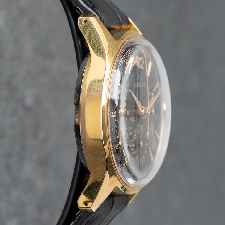 Lemania, "Tropical Dial", kronograf, ca 1950.