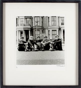 PHILIP TOWNSEND, gelatin silver print "Rolling Stones", signed  Philip Townsend and numbered 7/50.