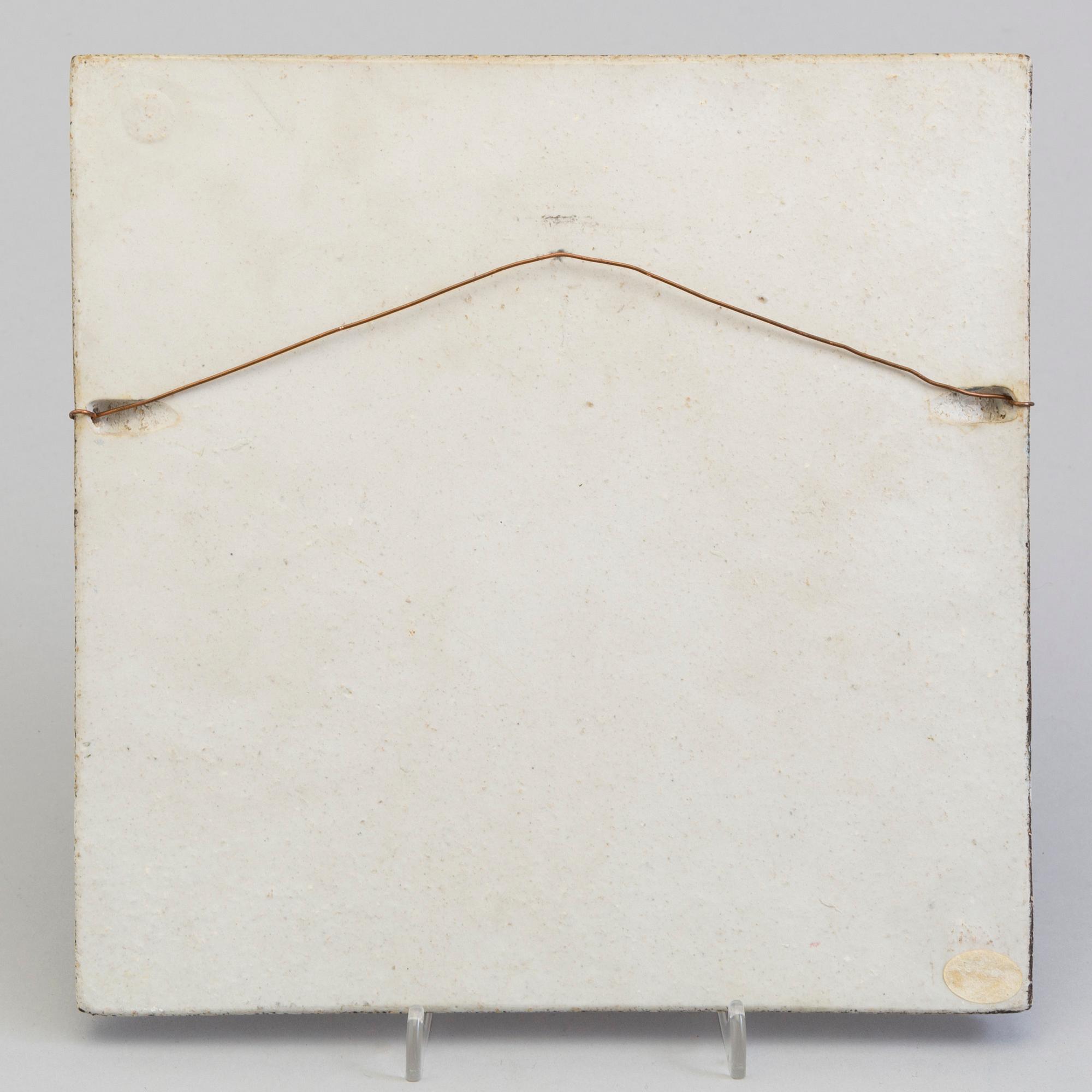 LISA LARSON, stoneware wall relief, Gustavsberg.