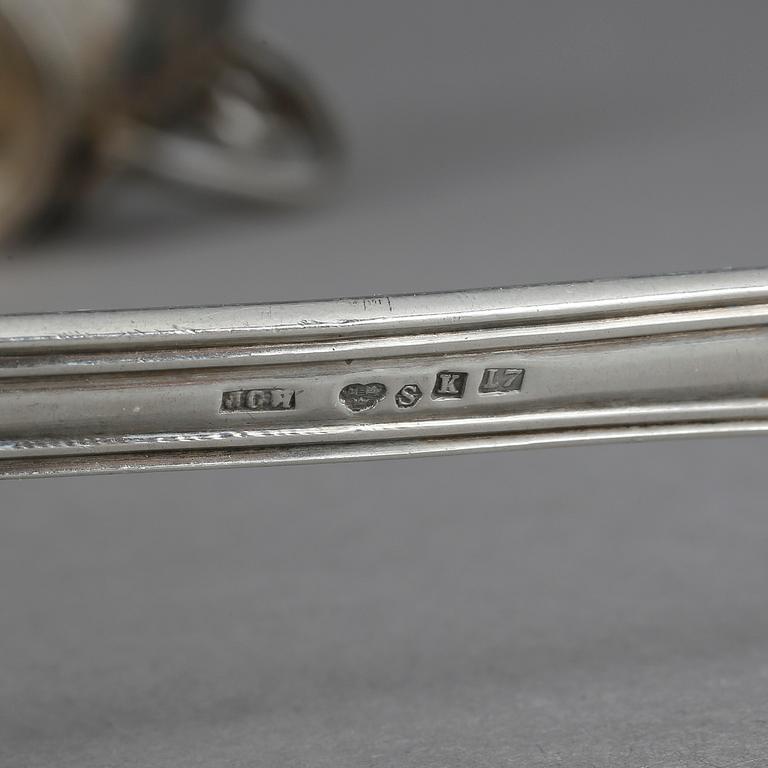 PARTI SILVER, 23 delar, bla Ceson, Göteborg 1947. Vikt ca 787 gram.