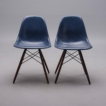 STOLAR, 2 st, "DSW", Charles & Ray Eames, Herman Miller, 1900-talets slut.