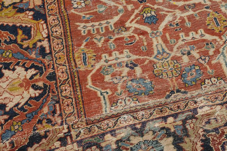 Matta, antik Ziegler Mahal, ca 479 x 386 cm.