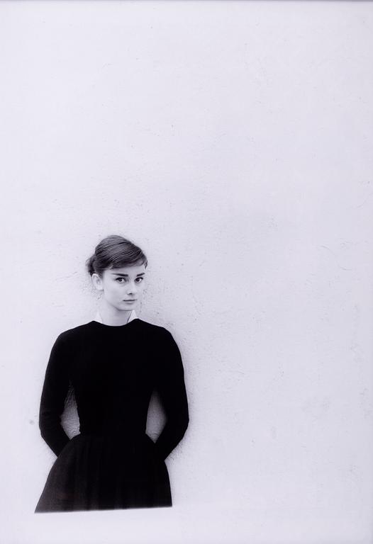 Per-Olow Anderson, "Audrey Hepburn photographed on the set for War and Peace, 1955.".