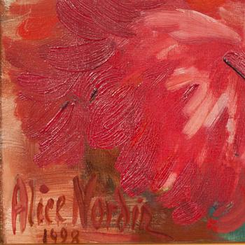 ALICE NORDIN, olja på duk, sign o dat 1928.