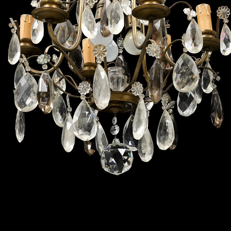A mid 20th century rococo style ceiling light.