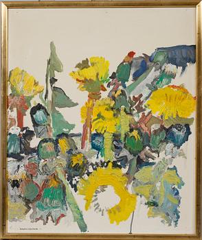 BIRGITTA LILJEBLADH, olja på pannå, signerad och daterad -73.