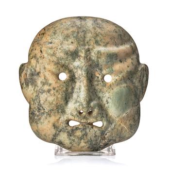 1361. A Japanese sculptured face mask, Edo period (1603-1868).