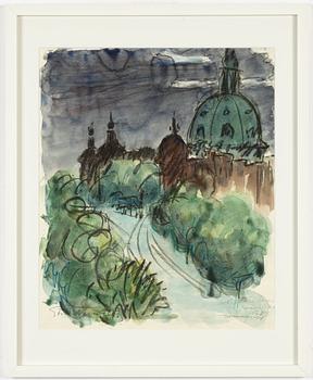 Gösta Werner, "Efter en regnskur".