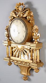 VÄGGPENDYL, gustaviansk stil, 1900-talets första hälft.