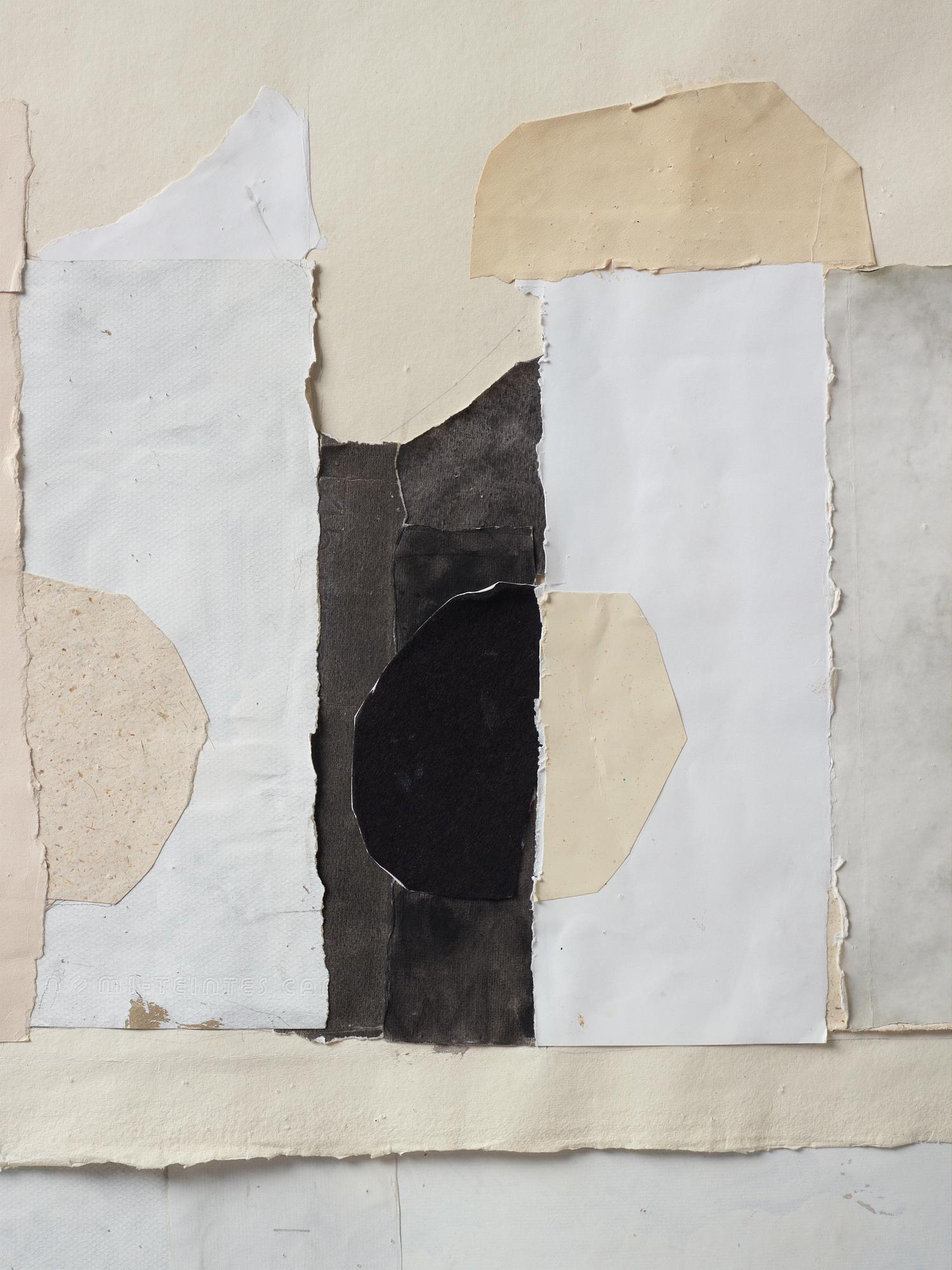 ISABELLA LAURELL, blandteknik med collage, signerad IL.