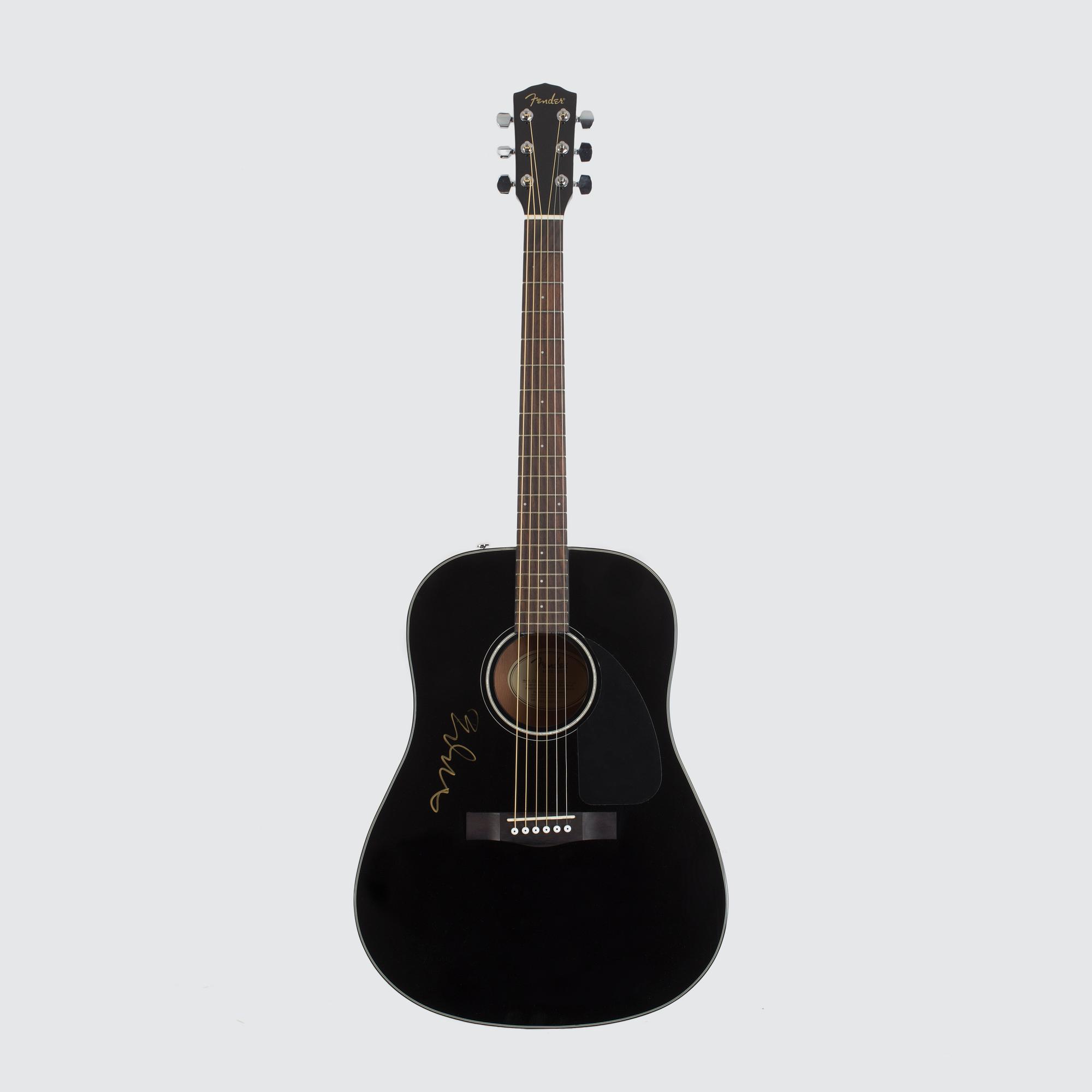 FENDER GITARR MODELL CD-60, signerad av Björn Ulvaeus.